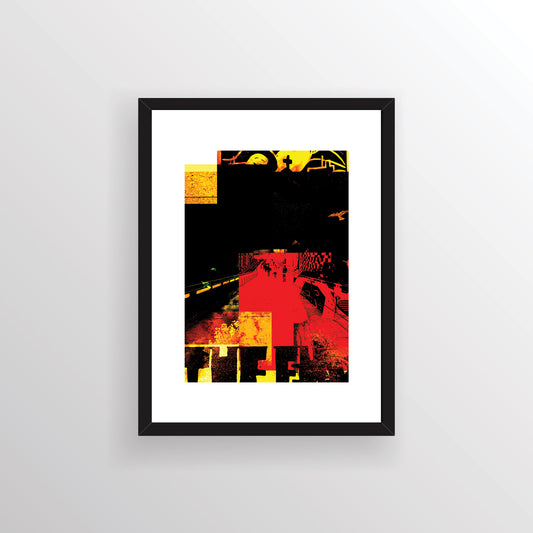 The Mourning Commute - A5 Print with A4 Border