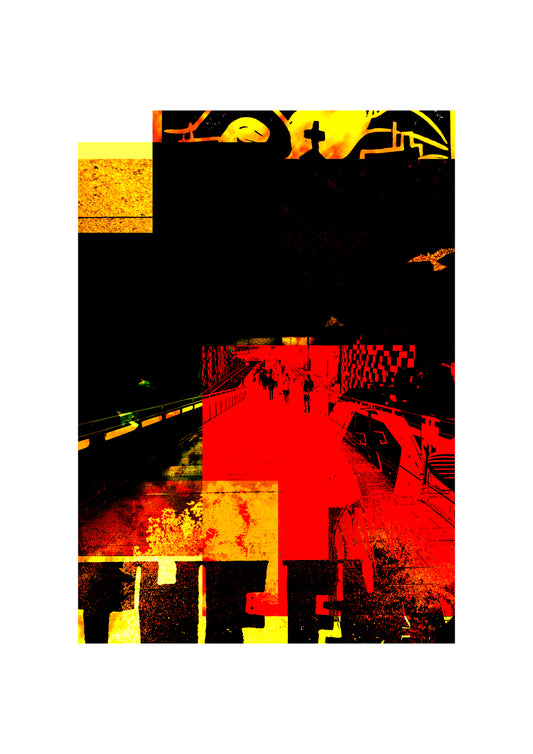 The Mourning Commute - A5 Print with A4 Border