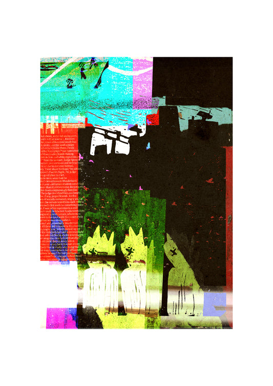 Under the Birds - A5 Print with A4 Border